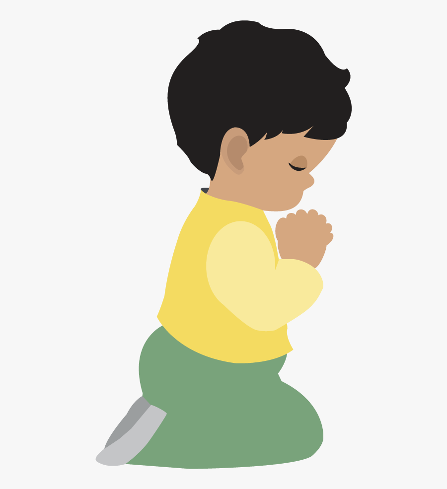 Little Boy"s Prayer 04 - Little Girl Praying Clip Art, Transparent Clipart