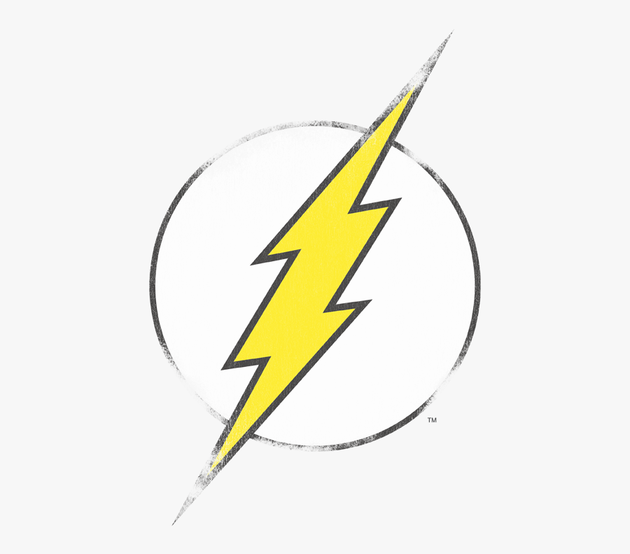Dc Comics Flash Logo, Transparent Clipart