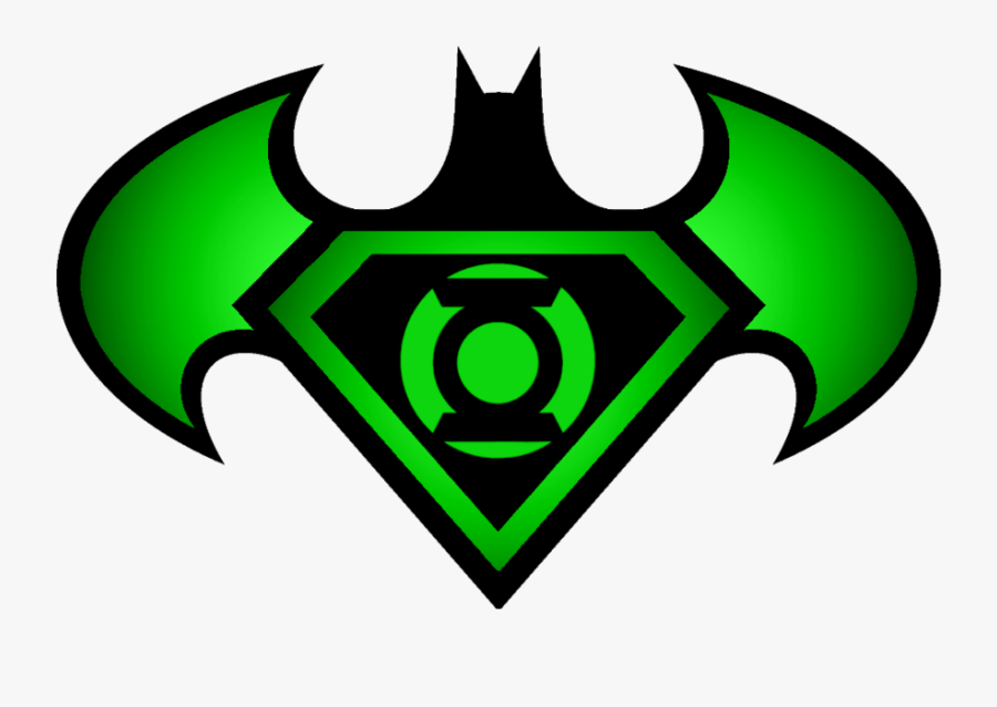 Green Lantern Logo Drawing - Batman Black Lantern Logo, Transparent Clipart