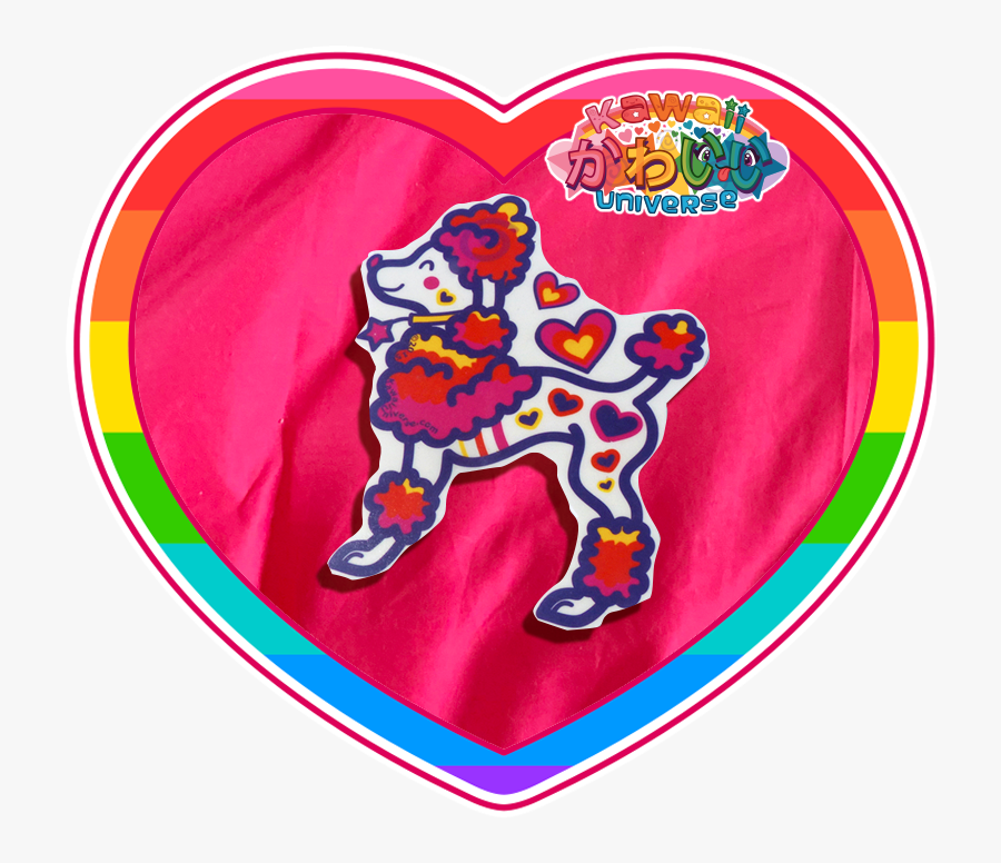 Kawaii Universe Cute Doodle Poodle Sticker Pic 01, Transparent Clipart