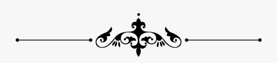 Vintage Flourish Divider - Illustration, Transparent Clipart