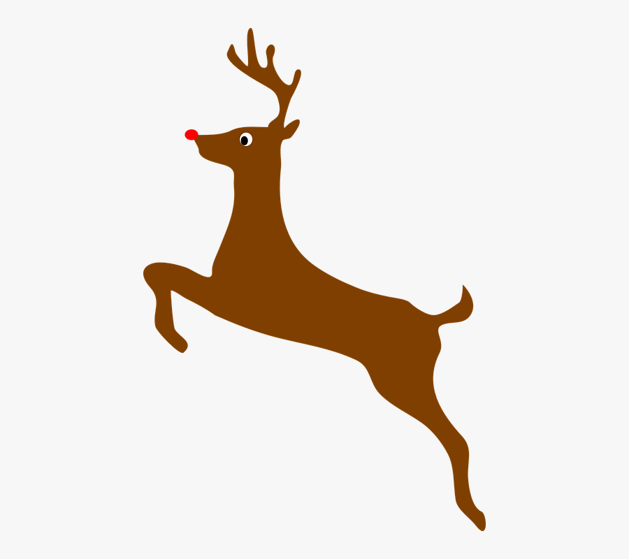 Holiday Reindeer - Deer Clip Art, Transparent Clipart