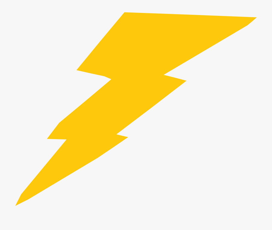 Transparent Thunderstorm Clipart - Black Lightning Bolt Png, Transparent Clipart