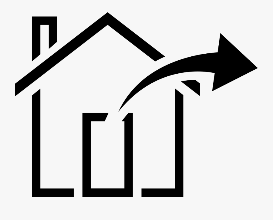 Cancellation Of Logout Comments - Out Of House Icon, Transparent Clipart