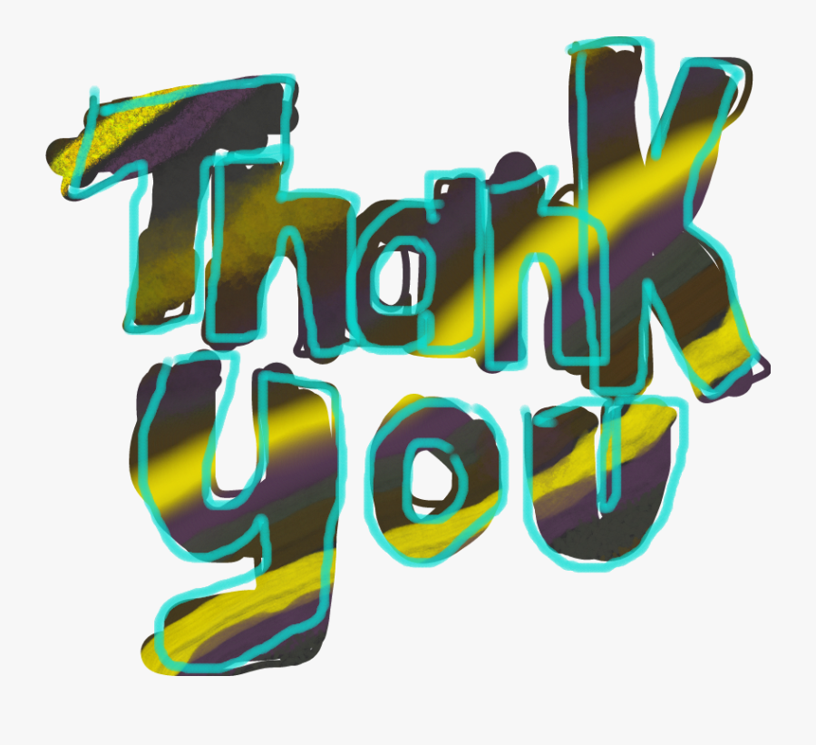 #thank You Note #thanks #thank You - Graphic Design, Transparent Clipart
