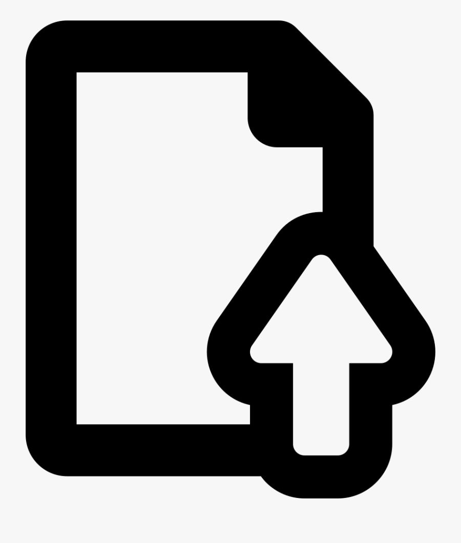 Upload File Icon Svg Clipart , Png Download - Upload File Icon Svg, Transparent Clipart