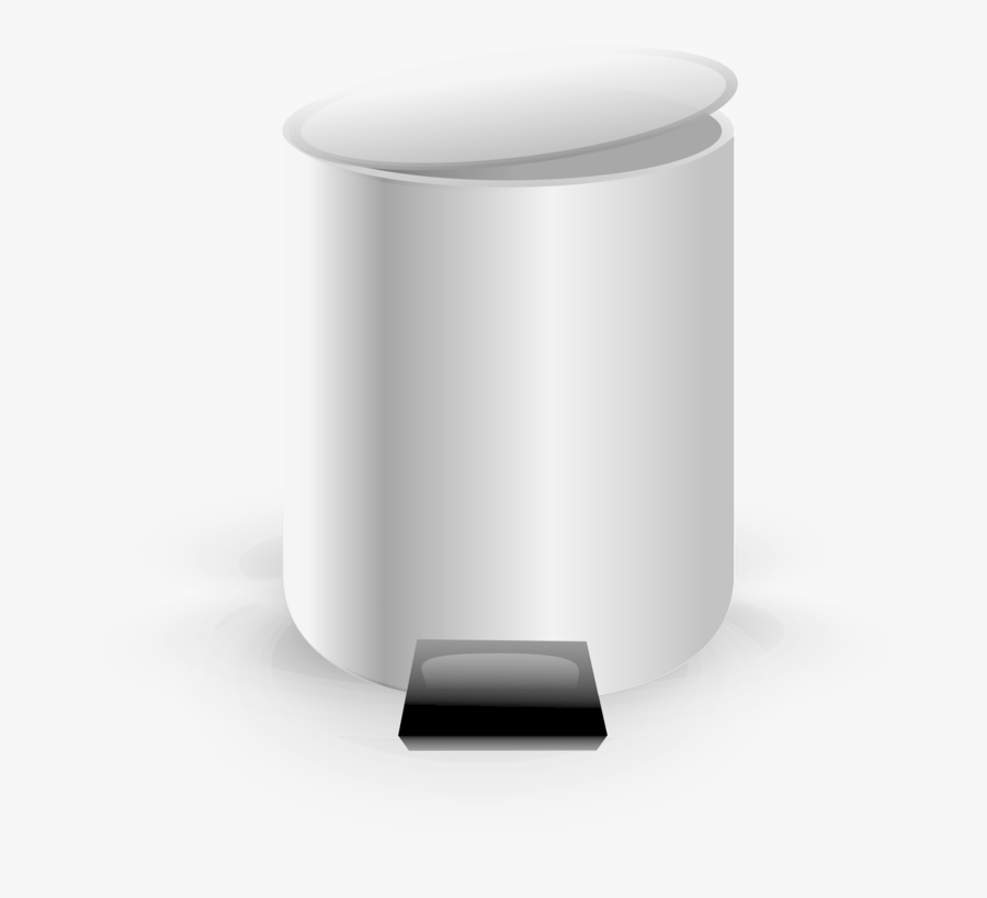 Table,angle,cylinder - Empty Small Trash Can Clip Art, Transparent Clipart