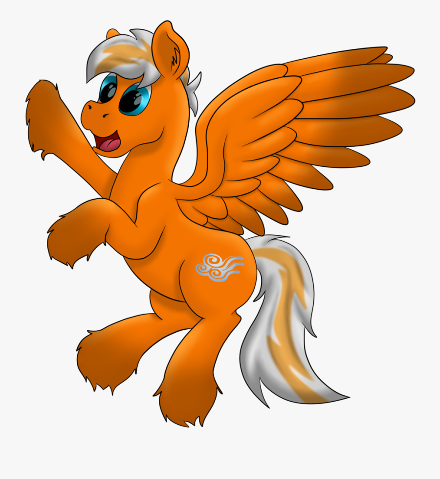 Saxpony, Flying, Male, Oc, Oc Only, Oc - Cartoon, Transparent Clipart