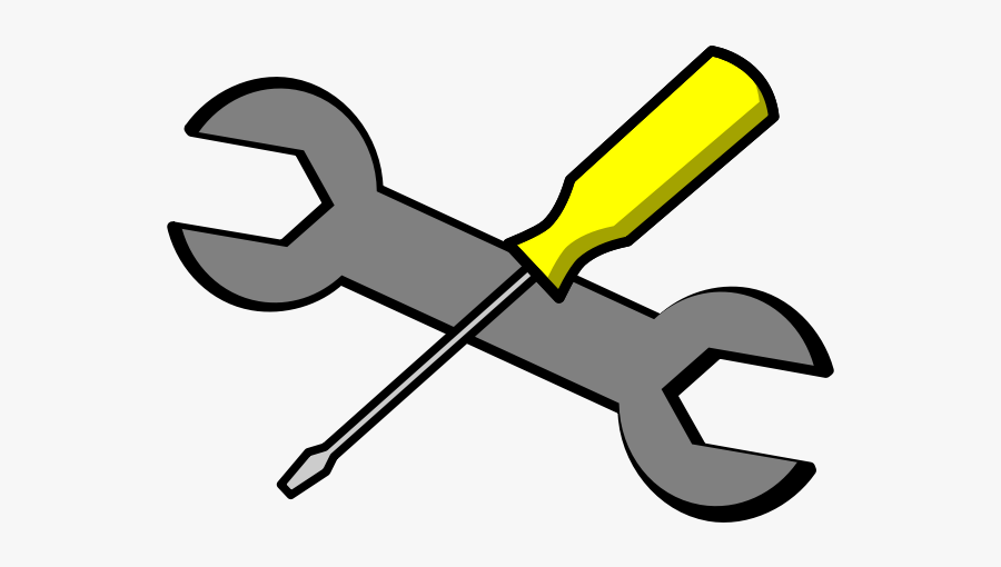 Screwdriver And Wrench Vector Icon - Wrench Icon, Transparent Clipart