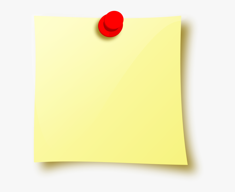 Nota Con Sombra - Pinche De Foto Png, Transparent Clipart