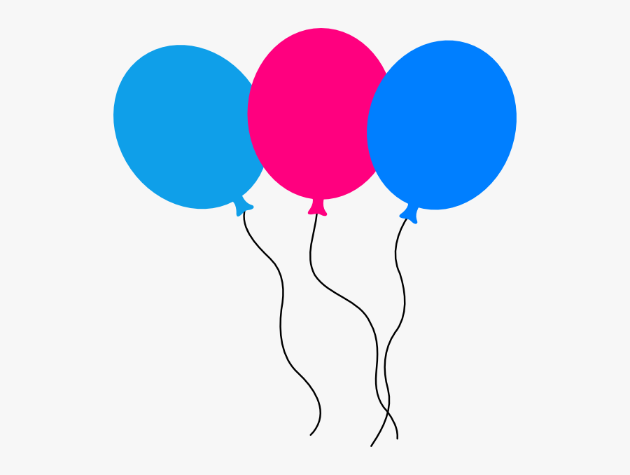 Transparent Blue Balloons Clipart - Balloon Clip Art, Transparent Clipart