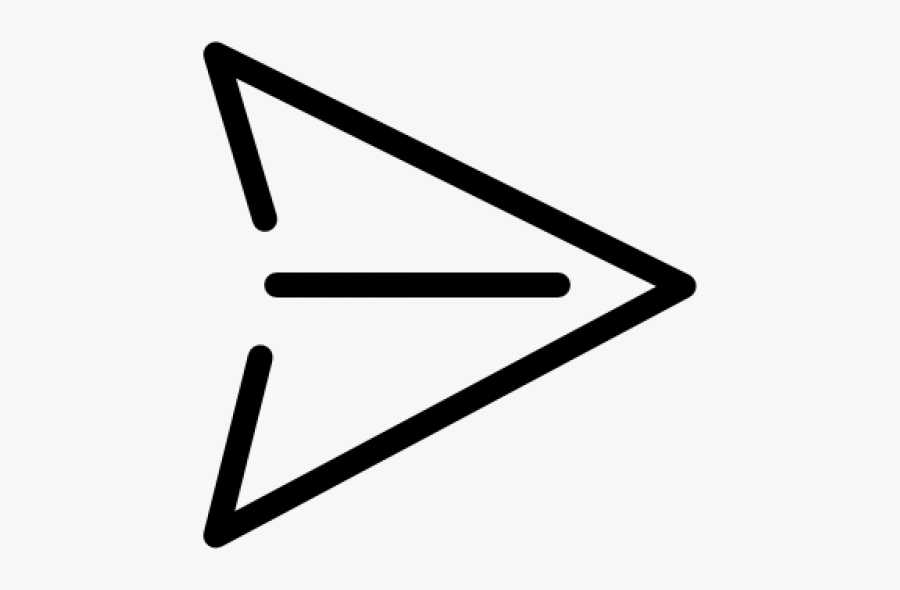 Black Shape Paper Plane Png Image, Transparent Clipart