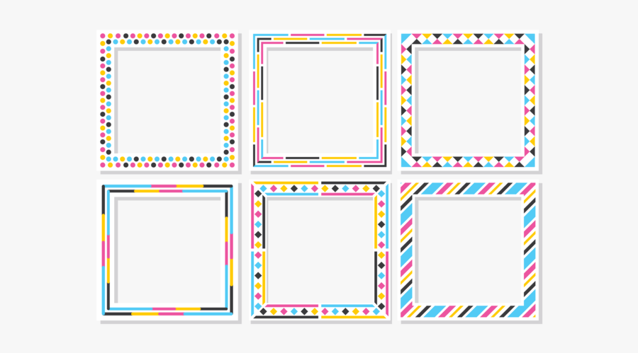 Funky Frames - Vector Graphics, Transparent Clipart