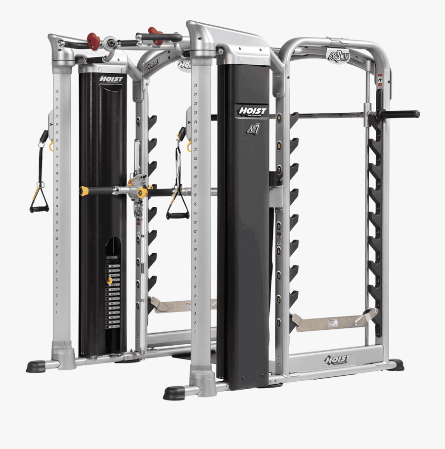 Hoist Mi7 Smith Machine, Transparent Clipart
