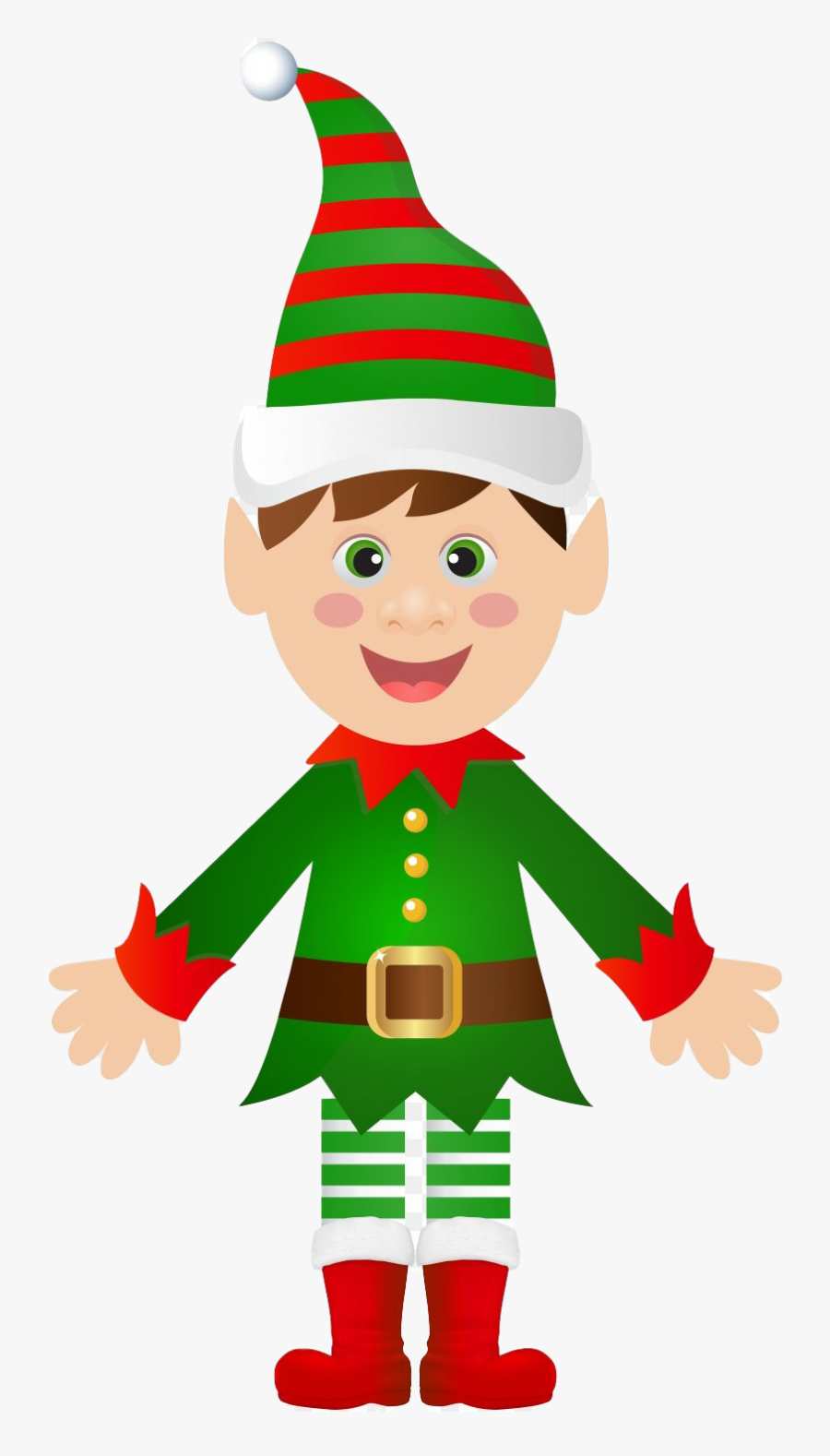 Santa Elves Png Pic - Christmas Elf Png, Transparent Clipart