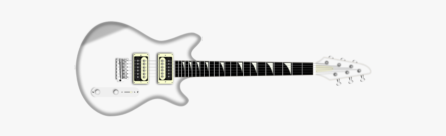 Guitar Vector Image - Guitar Drawing Outline, Transparent Clipart