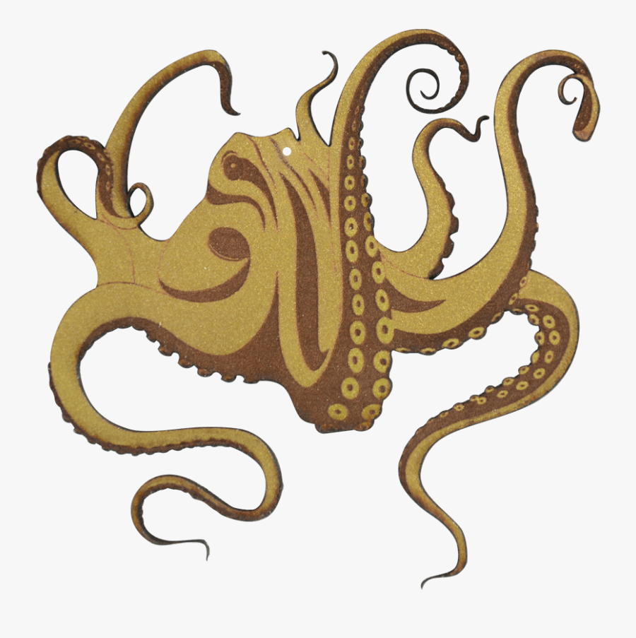Octopus Christmas Ornament - Octopus, Transparent Clipart
