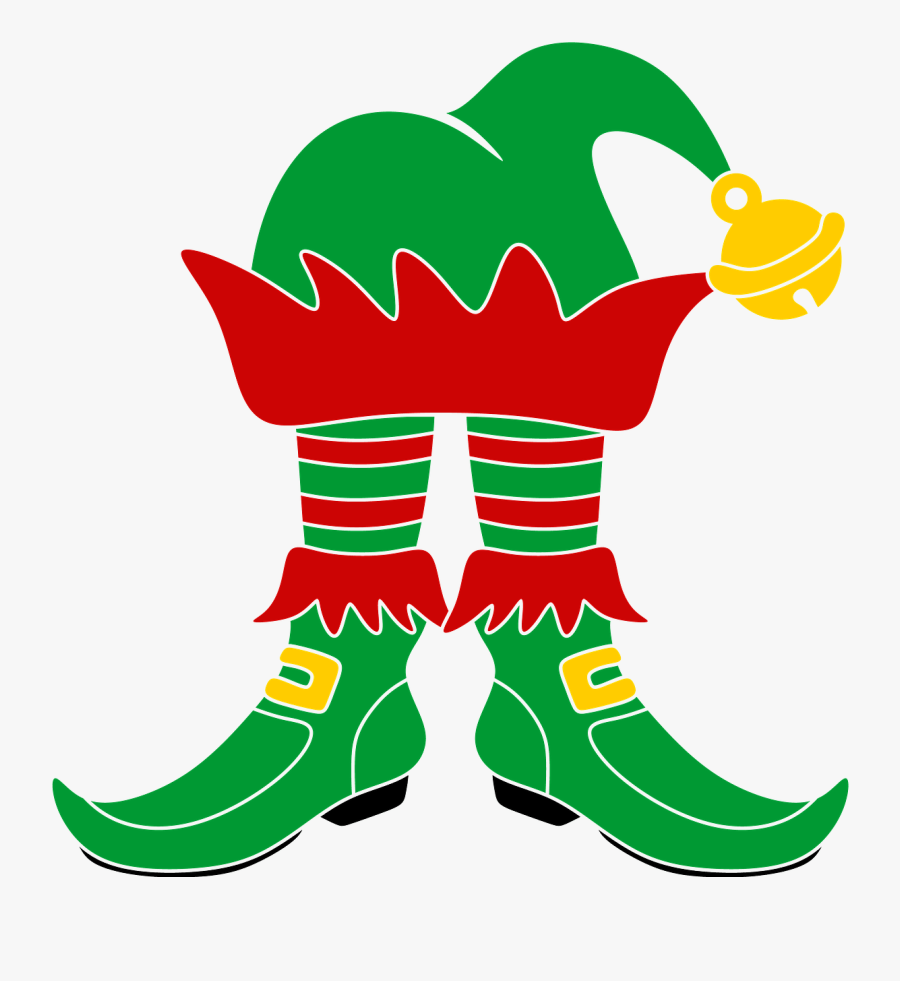 Elf Hat And Boot Clipart, Transparent Clipart