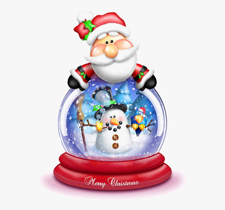 Whimsical Snowman Clipart , Png Download - Santa Holding Sign Free, Transparent Clipart