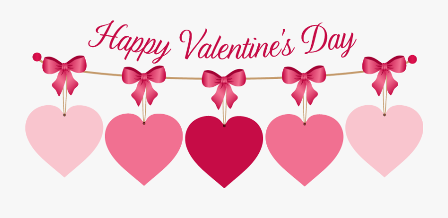 Things For Valentines Day Happy Valentines Day Banner - Happy Valentines Day Clipart, Transparent Clipart