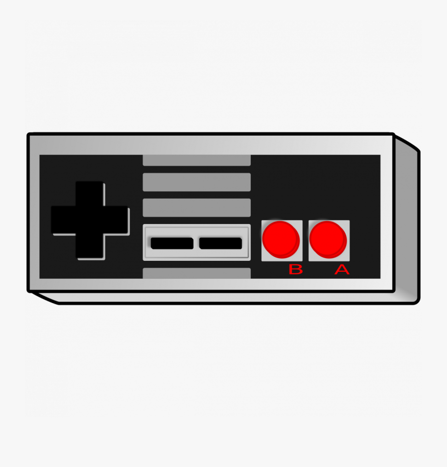 Old School Game Controller, Transparent Clipart