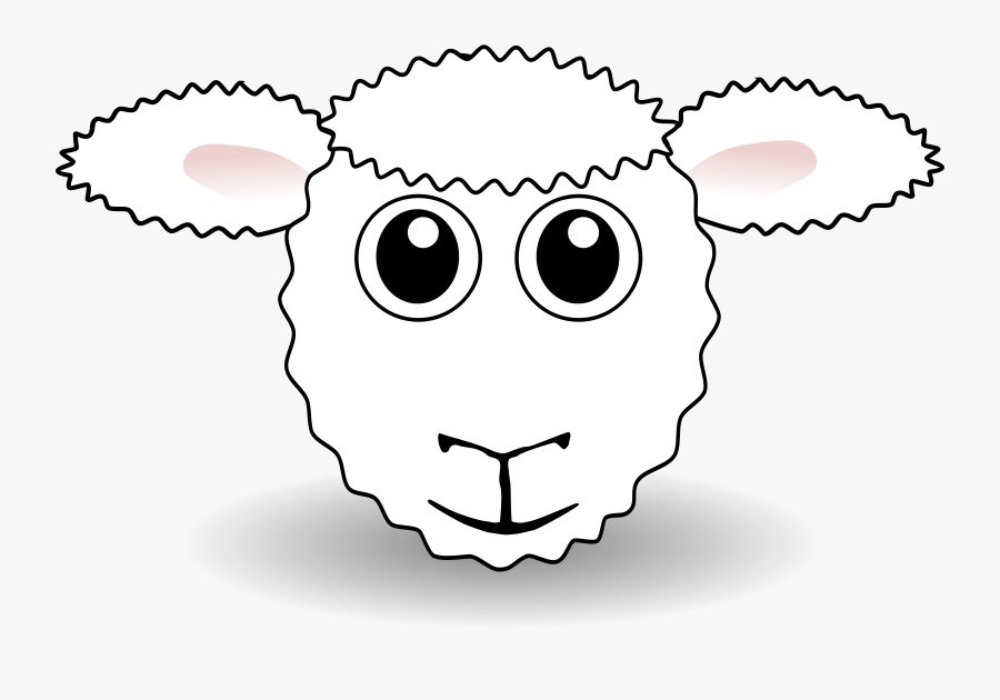 Face Of A Sheep, Transparent Clipart