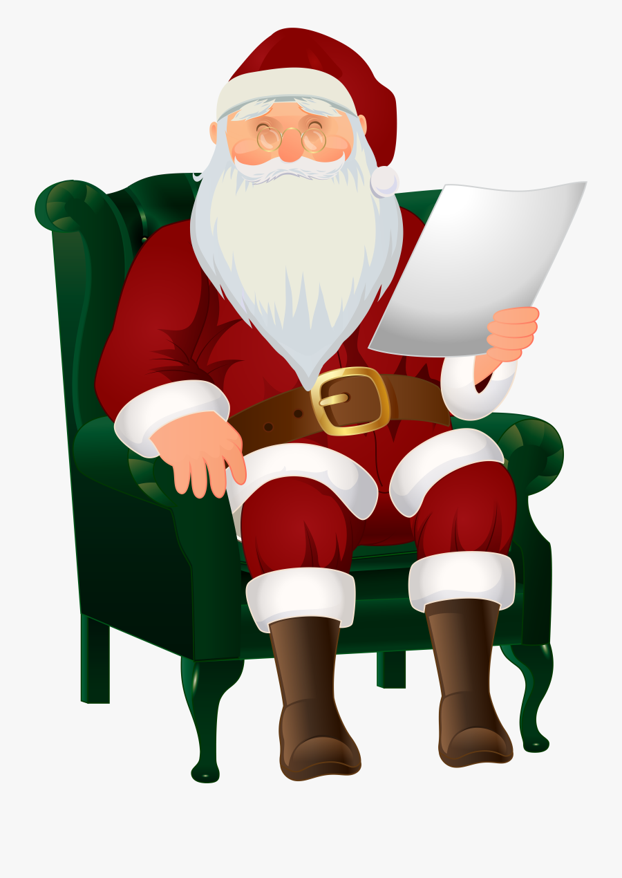 Santa Claus Christmas Clip Art - Transparent Background Santa Claus Clipart, Transparent Clipart