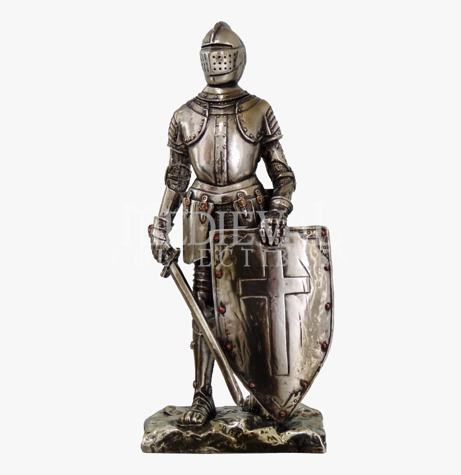 Transparent Knight Sword Clipart - Standing Knight, Transparent Clipart