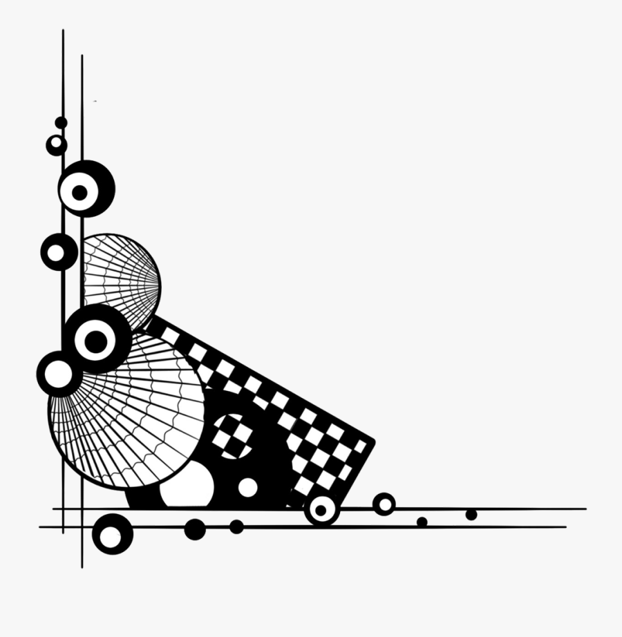 Art Deco Corner Decoration - Illustration, Transparent Clipart