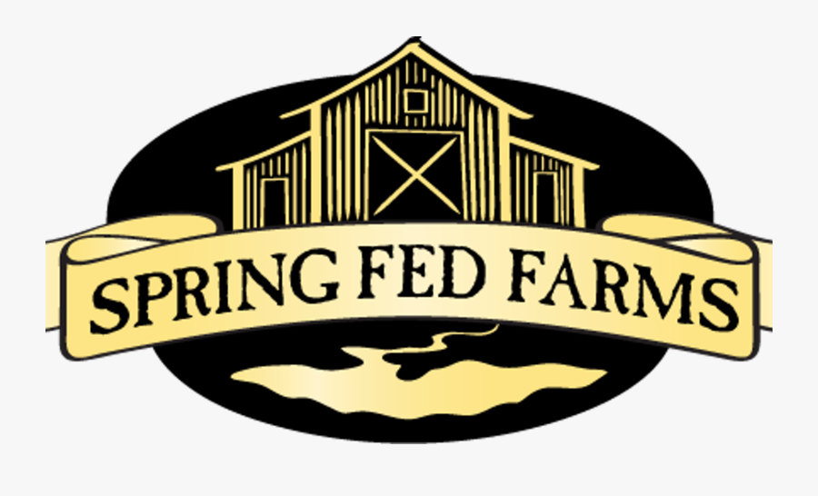 Spring Fed Farms Of - Emblem, Transparent Clipart
