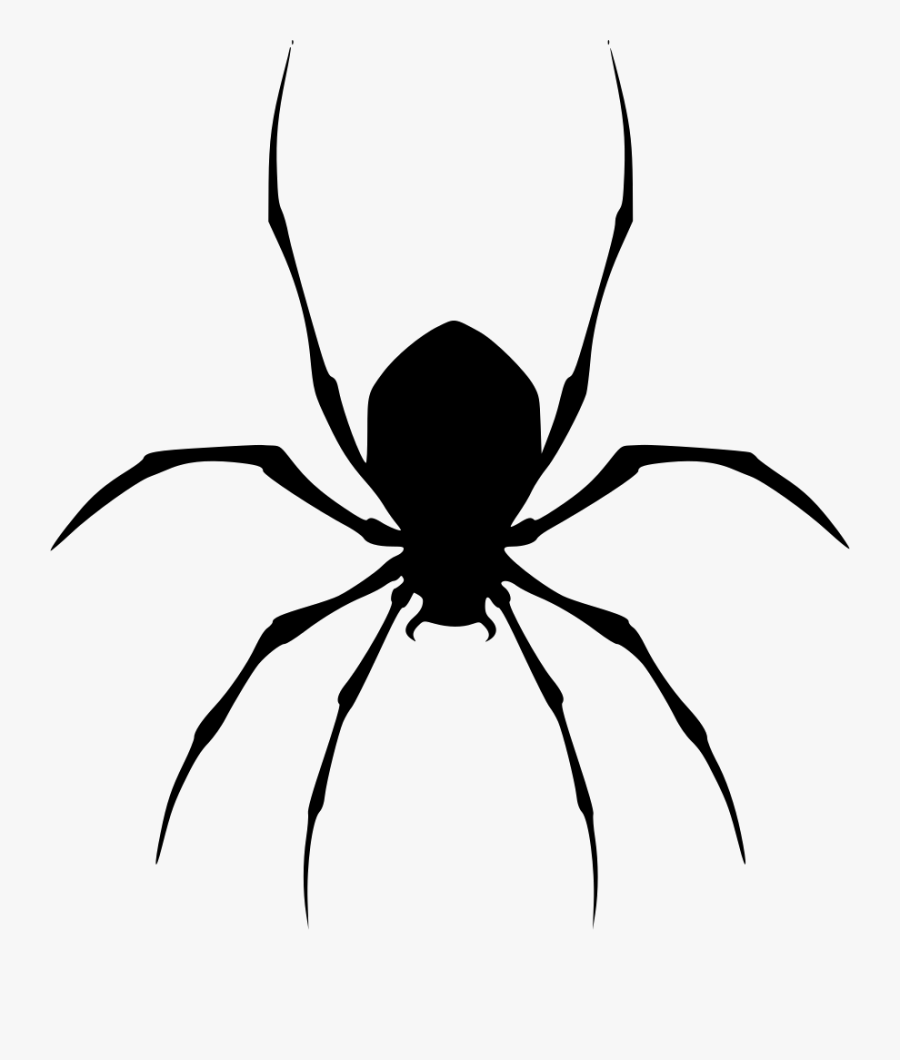 Black House Spider Clip Art - Spider Png, Transparent Clipart