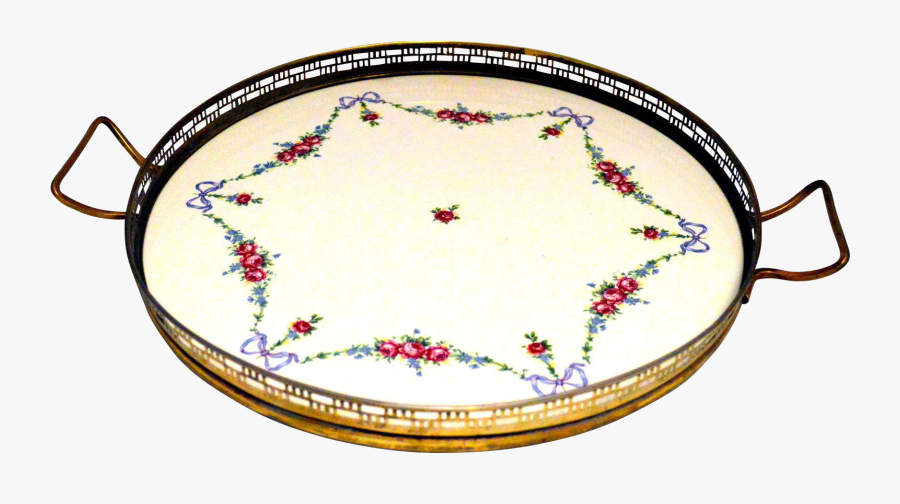 Antique Porcelain Brass Butlers - Embroidery, Transparent Clipart