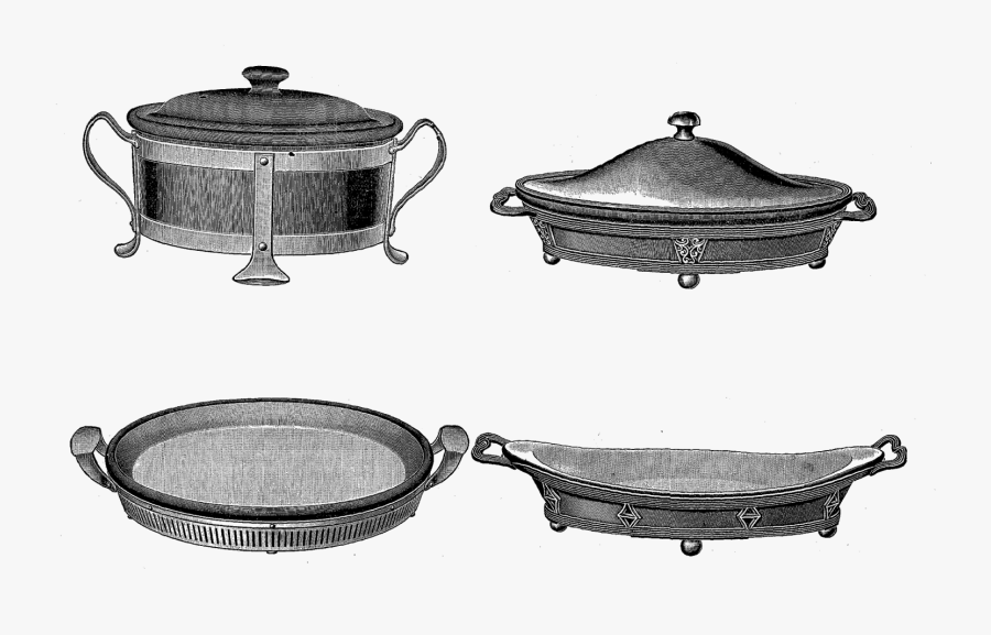 Serving Dishes Clipart - Casserole, Transparent Clipart