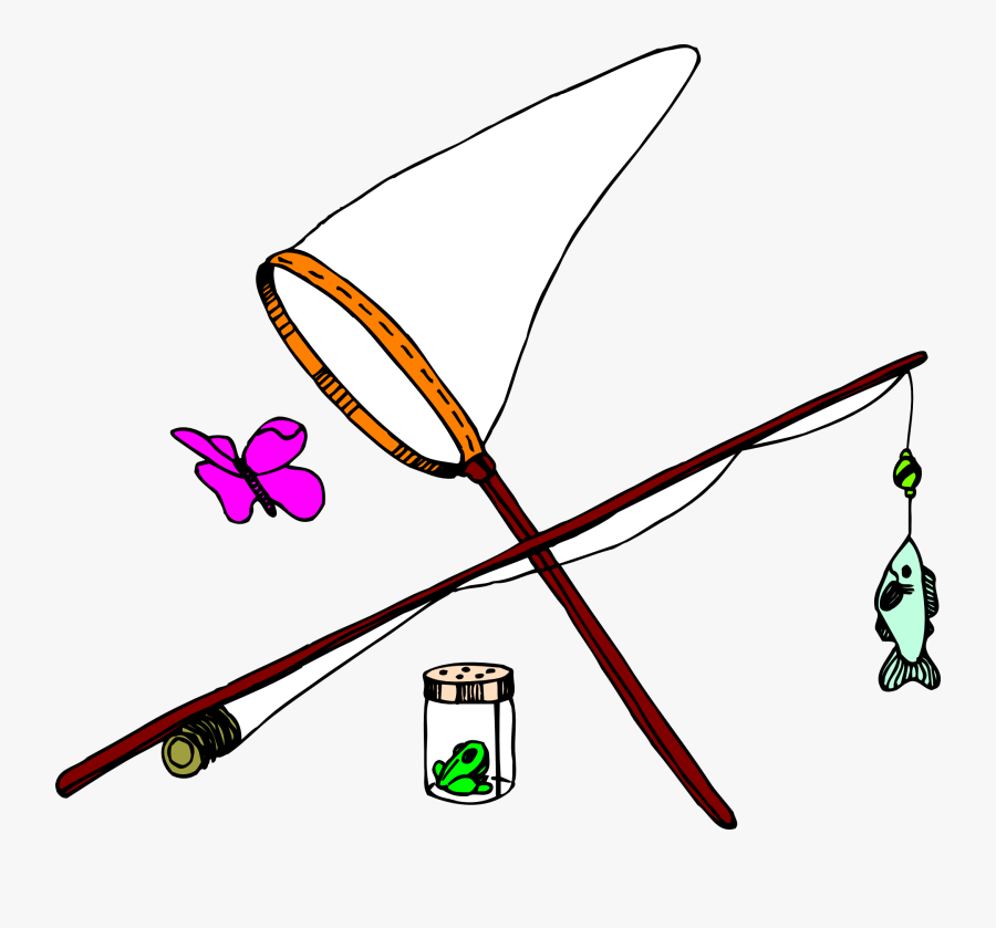 Butterfly Fishing, Transparent Clipart
