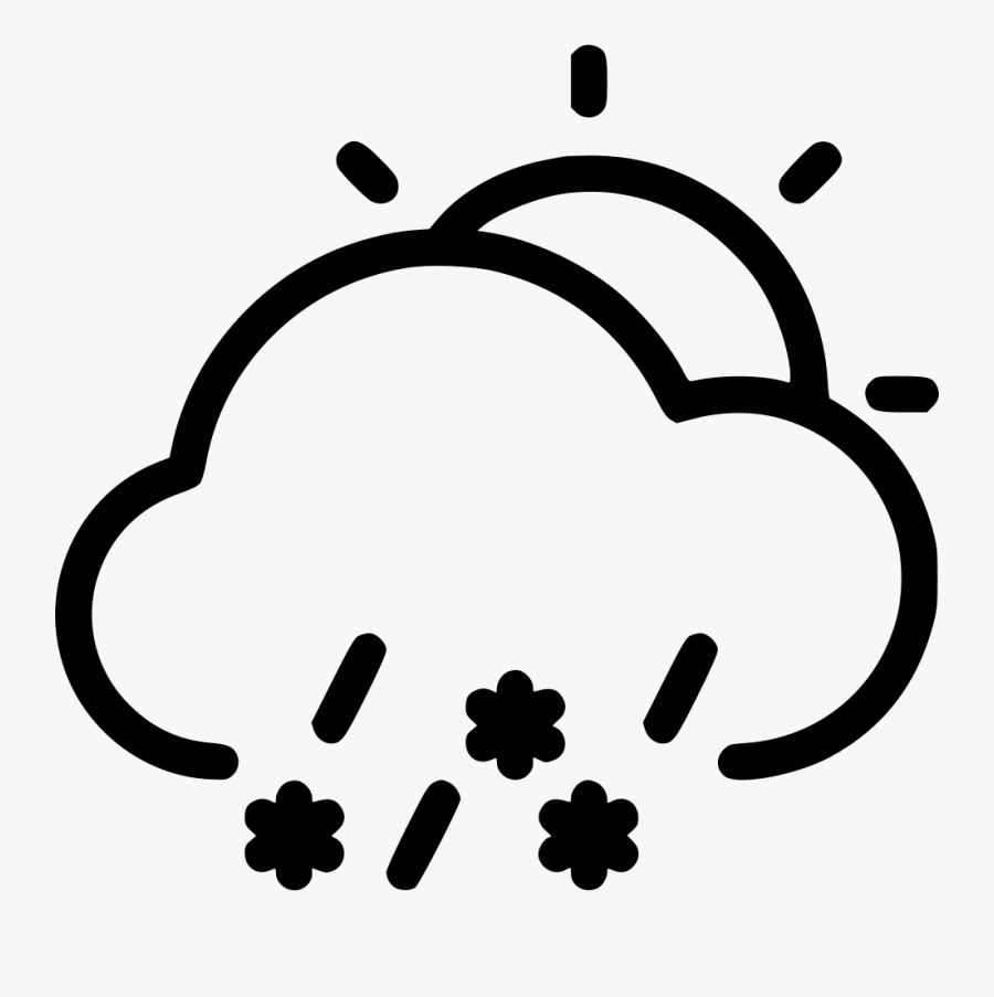 Snow Rain Day Comments - Rain Storm Vector Png, Transparent Clipart