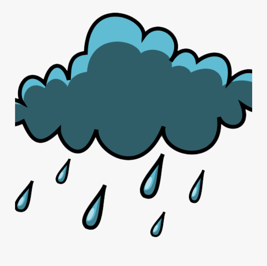 Transparent Rain Clip Art - Rain Cloud Clip Art, Transparent Clipart
