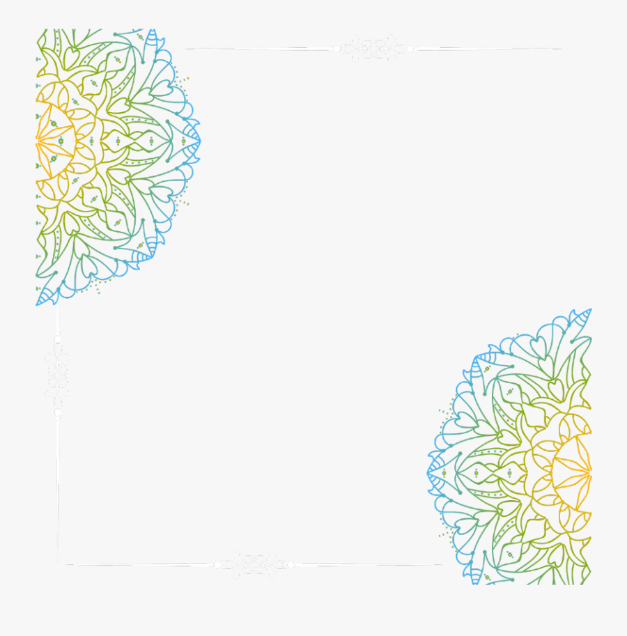 #paisley #paisleys #hearts #flowers #fading #shading - Background Decorations Png, Transparent Clipart