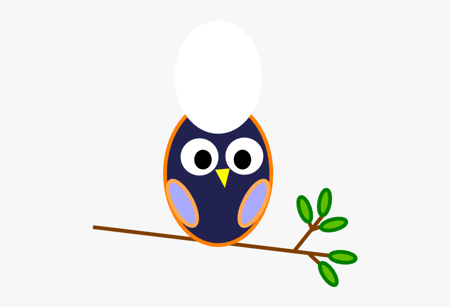 Dark Blue Owl Svg Clip Arts - Cute Clipart For Powerpoint, Transparent Clipart