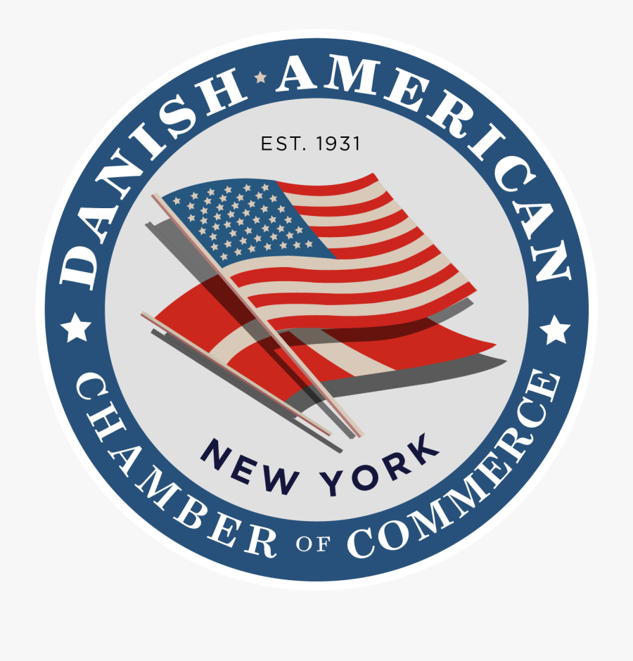 Danish American Chamber Of - Emblem, Transparent Clipart