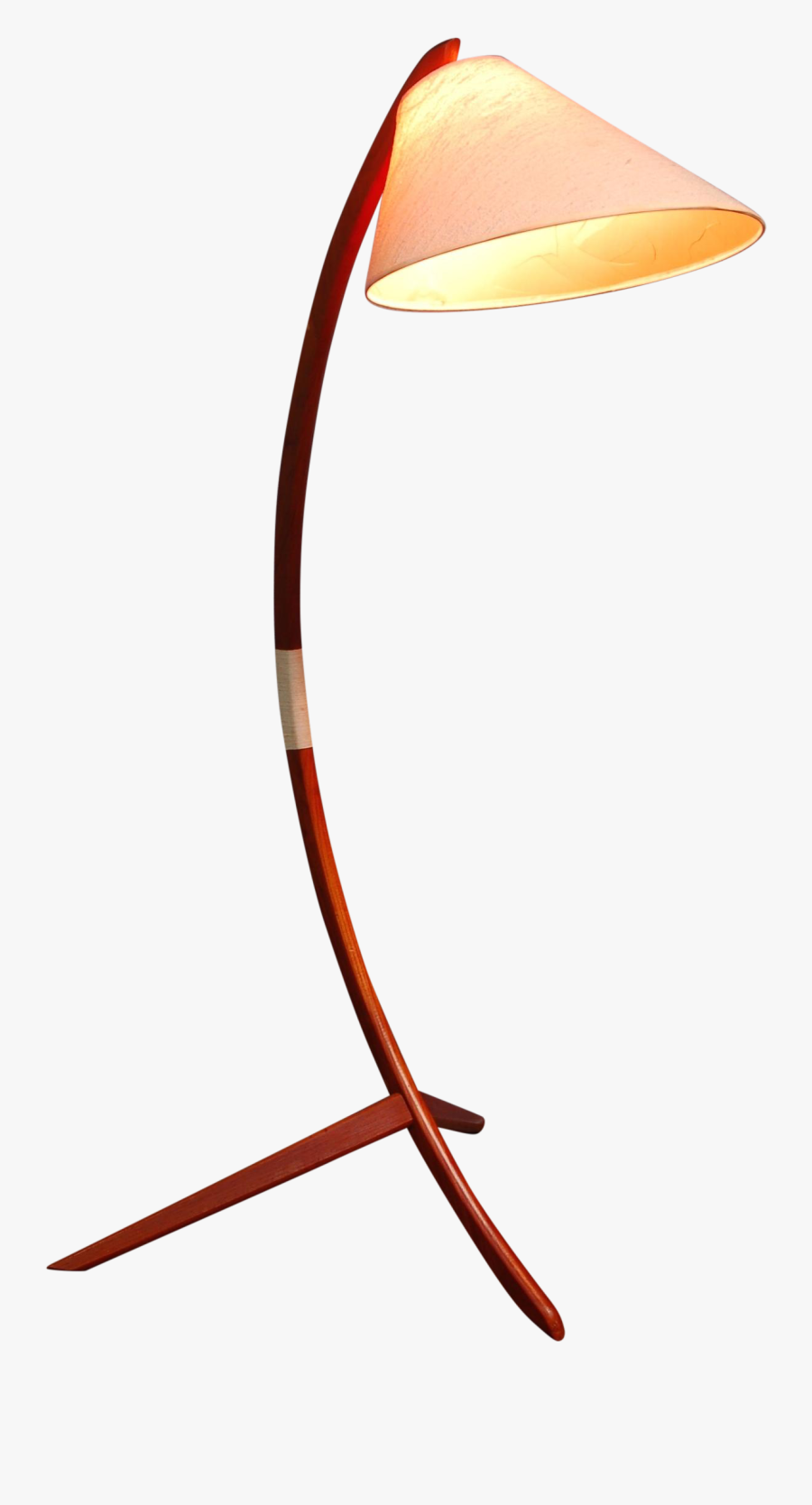 Vintage Danish Modern Teak, Transparent Clipart