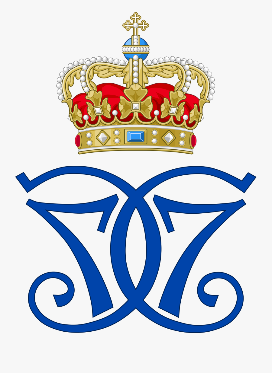 Royal Monogram Of Frederik Vi, Transparent Clipart