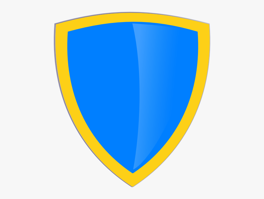 Blue Gold Shield Svg Clip Arts - Blue And Gold Shield, Transparent Clipart