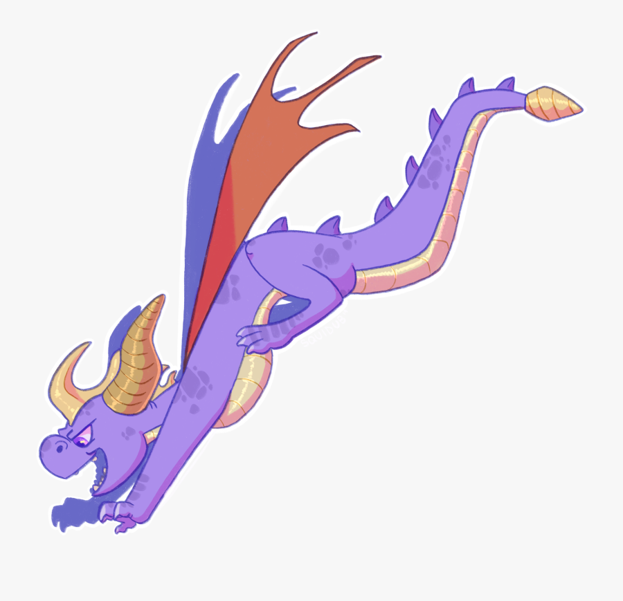 Transparent Purple Dragon Clipart - Cartoon, Transparent Clipart