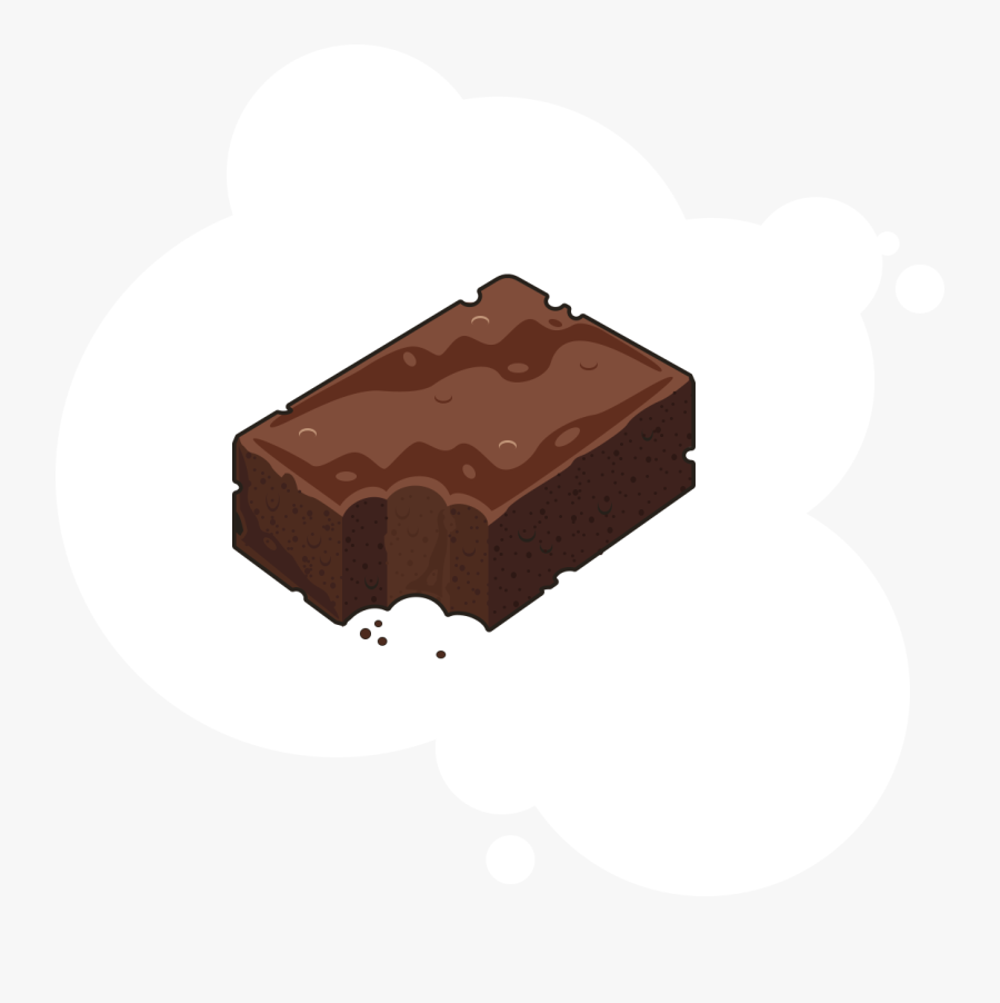 Dessert Clipart Brownie - Chocolate Brownie Brownie Clipart, Transparent Clipart