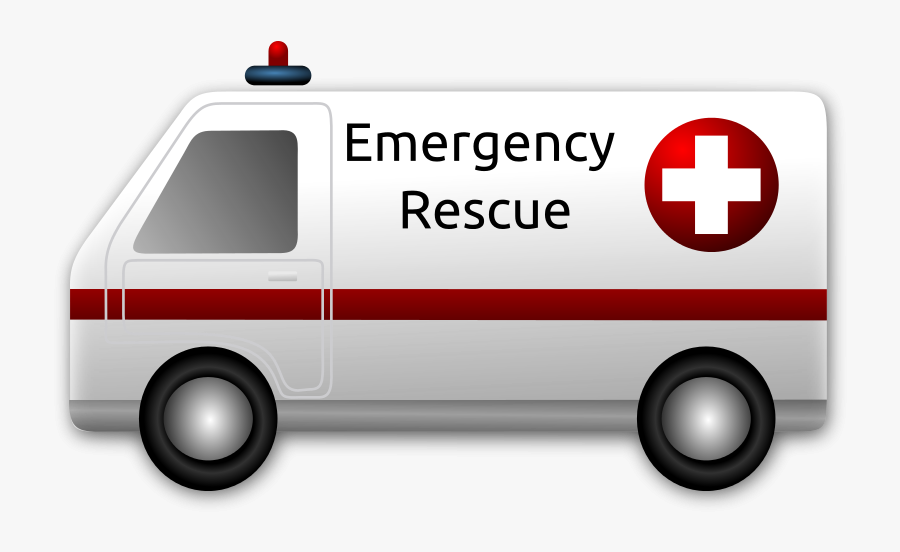 Emergency Rescue Ambulance - Rescue Vehicle Clipart, Transparent Clipart