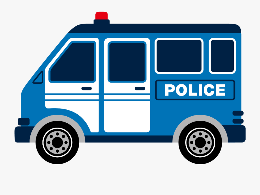 Transparent Police Van Clip Art, Transparent Clipart