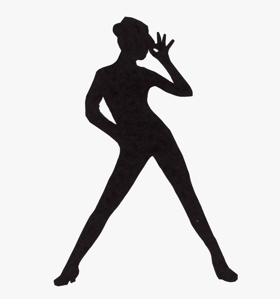 Silhouette Jazz Dance, Transparent Clipart