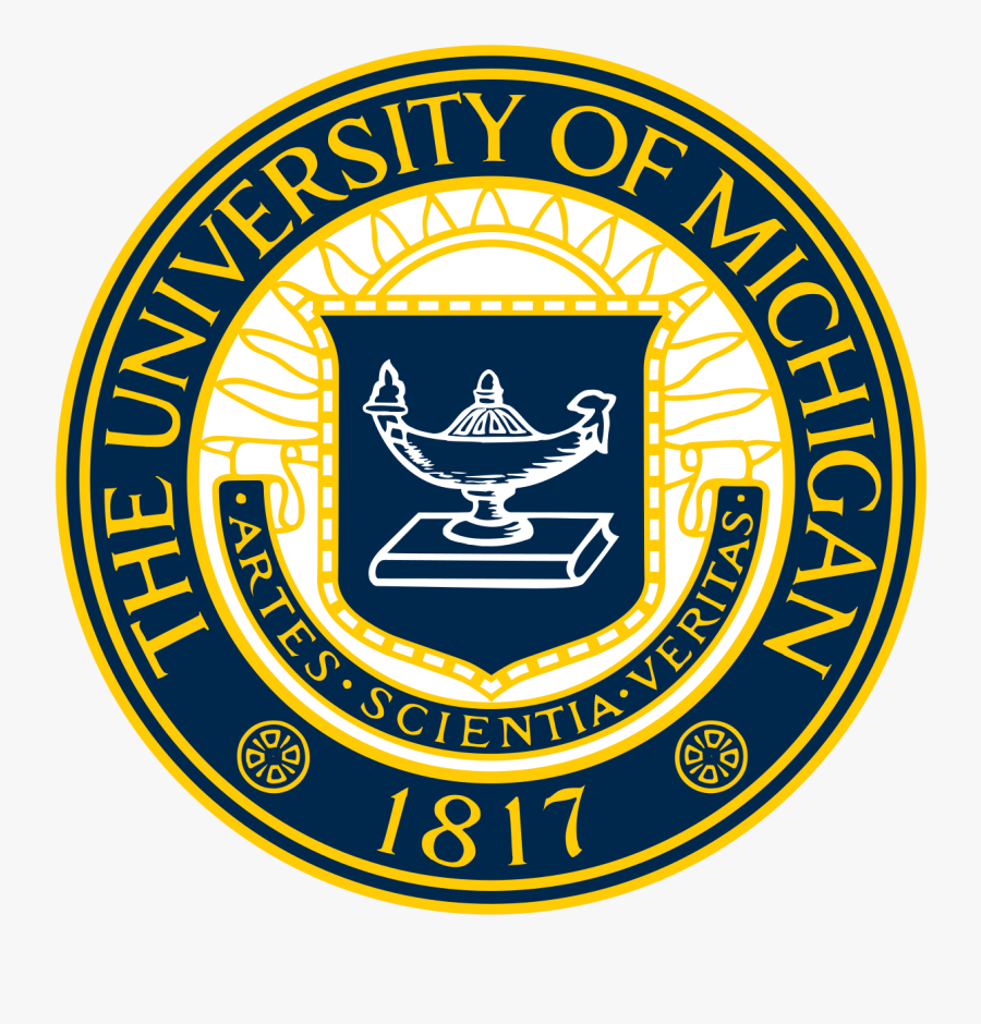 University Of Michigan Seal, Transparent Clipart