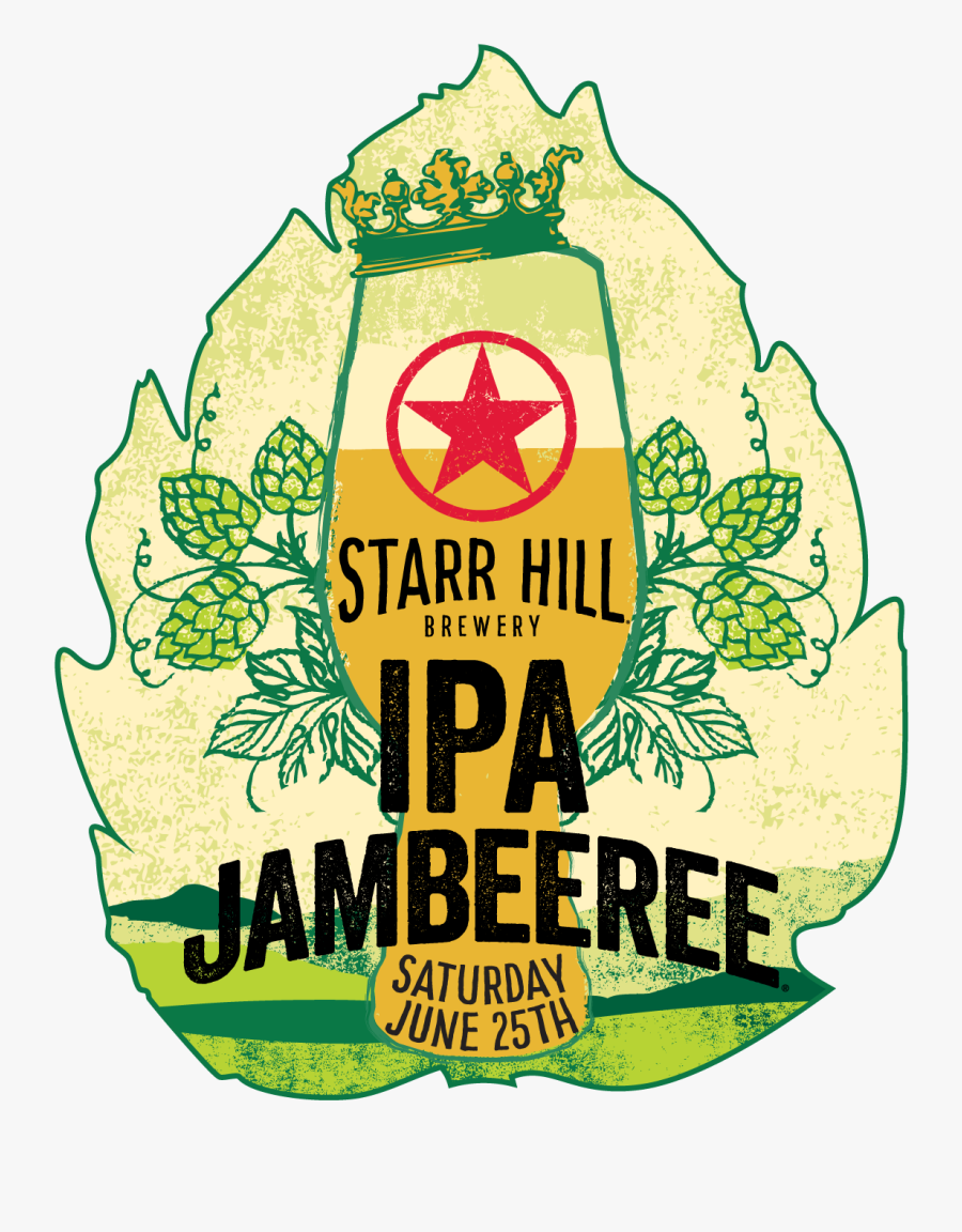 Starr Hill Ipa Jambeeree - Starr Hill Brewery, Transparent Clipart