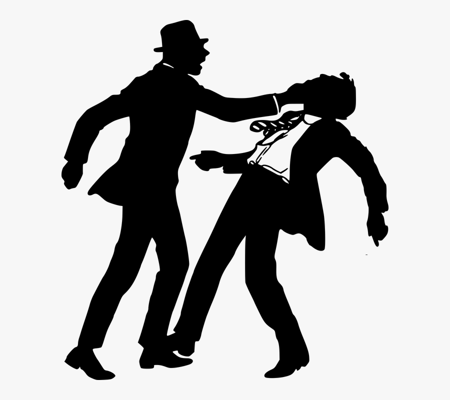 Man And Woman Dancing - Men Fighting Png, Transparent Clipart